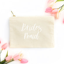 Load image into Gallery viewer, Bridesmaid Cosmetic Bag, Bridal Party Gift