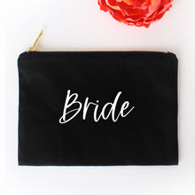 Load image into Gallery viewer, Bride Cosmetic Bag, Bridal Party Gift, Wedding Present