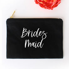 Load image into Gallery viewer, Bridesmaid Cosmetic Bag, Bridal Party Gift