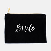 Load image into Gallery viewer, Bride Cosmetic Bag, Bridal Party Gift, Wedding Present