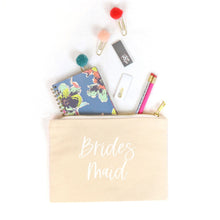 Load image into Gallery viewer, Bridesmaid Cosmetic Bag, Bridal Party Gift