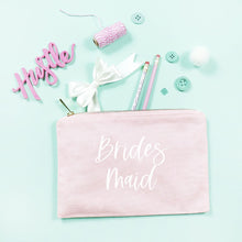 Load image into Gallery viewer, Bridesmaid Cosmetic Bag, Bridal Party Gift