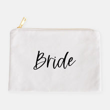 Load image into Gallery viewer, Bride Cosmetic Bag, Wedding Gift, Bridal Party Present, Bachelorette
