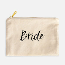 Load image into Gallery viewer, Bride Cosmetic Bag, Wedding Gift, Bridal Party Present, Bachelorette